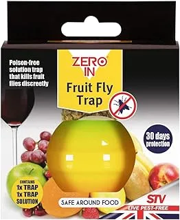 Zero In Fruit Fly Trap White 5.5x10.5x16.7 cm ZER886