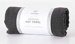 Halfmoon Wet Gripster Mat Towel, 72-Inch x 26.5-Inch Size, Charcoal