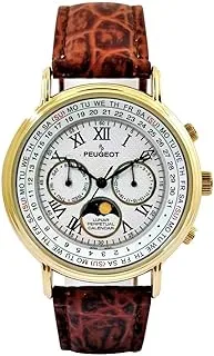 Peugeot Vintage Multi-Function Watch, Perpetual Calendar with Moon Phase