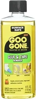 Goo Glue & Tape Adhesive Remover - 4 Ounce Removes Adhesives Stickers Crayon Gum Window Decals Glitter Labels and More