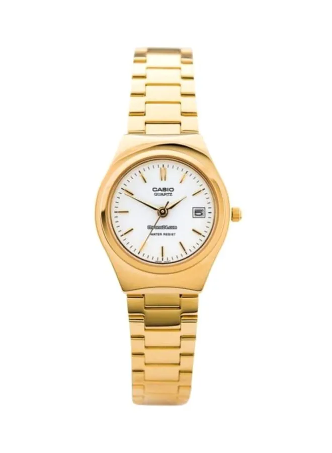 CASIO Women's Enticer Analog Watch LTP-1170N-7ARDF - 26 mm - Gold