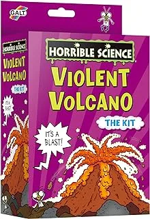 Galt Toys, Horrible Science Violent Volcano, Science Kit for Kids, Ages 8 Years Plus, Multicolor