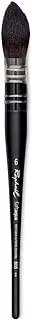 Raphael SoftAqua Synthetic Squirrel Watercolor Brush, Quill, 6, Black