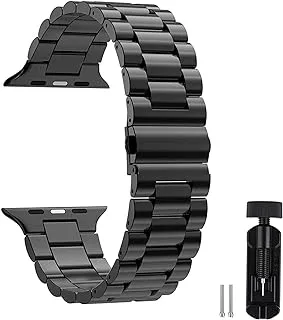 AccLoo Watch Band for Apple Watch, Stainless Steel Metal Smartwatch Replacement Strap for iWatch