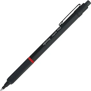 rOtring Rapid PRO Ballpoint Technical Drawing Pen, Medium Point, Blue Ink, Black Barrel color