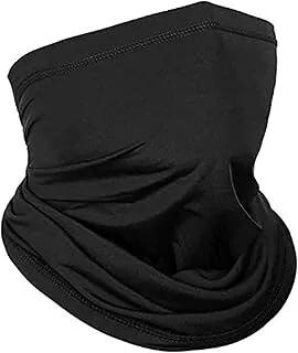 SHOWAY Outdoor Ice Silk Breathable Face Cover Neck Gaiter, Idea for Riding Fishing Ski Snowboard Running Climbing Motorcycle with Effective Protection for Sun and Dust- One Size