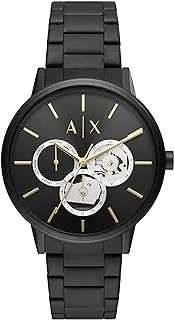 Armani Exchange Watch for Men, Multifunction Movement, at Least 50% Recycled Stainless Steel Watch