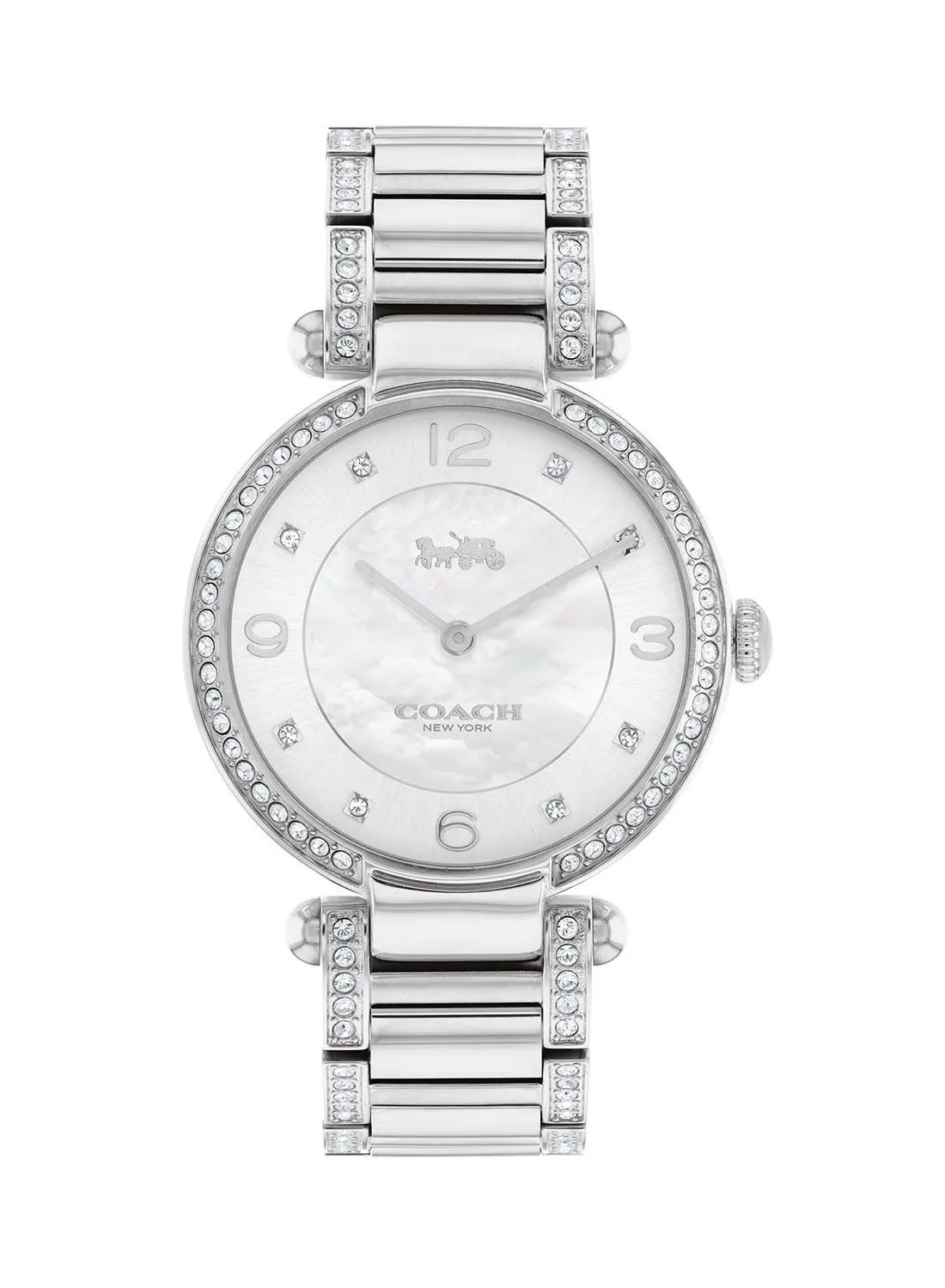 COACH Women's Watches Cary Silver Mother Of Pearl Dial Watch 14503830