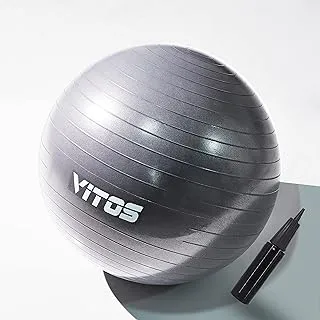 Vitos Exercise Yoga Ball - Birthing Ball for Pregnancy, Stability Balance, Fitness Workout, Quick Pump Included