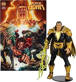 McFarlane Toys - DC Direct 7IN Figure with Comic - Black ADAM WV1 - أسود ADAM