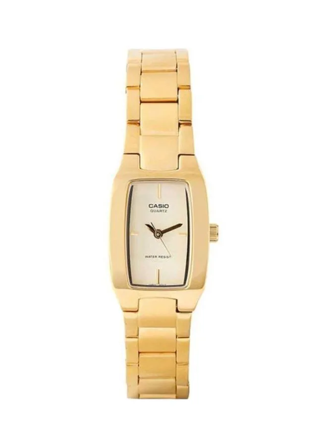 CASIO Women's Water Resistant Analog Watch LTP-1165N-9CRDF - 21 mm - Gold