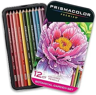 Prismacolor Premier Colored Pencils, Soft Core, Botanical Garden Set, 12 Count