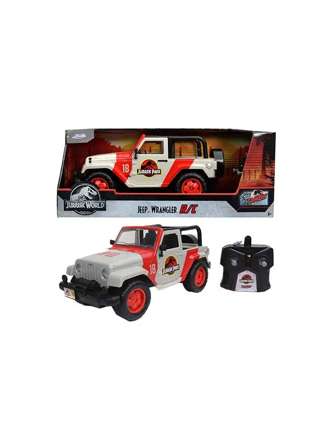 JADA Jurassic Park  RC Jeep Wrangler, 1:16 Scale