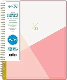 Blue Sky 2022-2023 Academic Year Weekly & Monthly Planner, 8.5