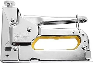 Multitool Nail Staple Gun Stapler for Wood Furniture Door Heavy Duty Rapid Upholstery Hand Tool with 800 Nails : White