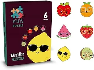 Little Story 6-in-1 Matching Puzzle Educational & Fun Game - Fruits