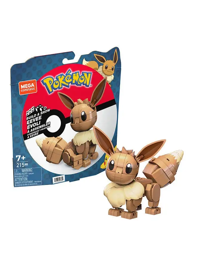 Mega Bloks Mega Pokemon Eevee Construction Set, Building Toys for Kids