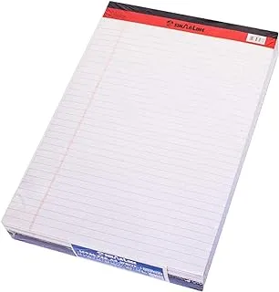 ورقة Sinarline Legal Pad A4 PD02083 - عبوة من 6 قطع ، أبيض