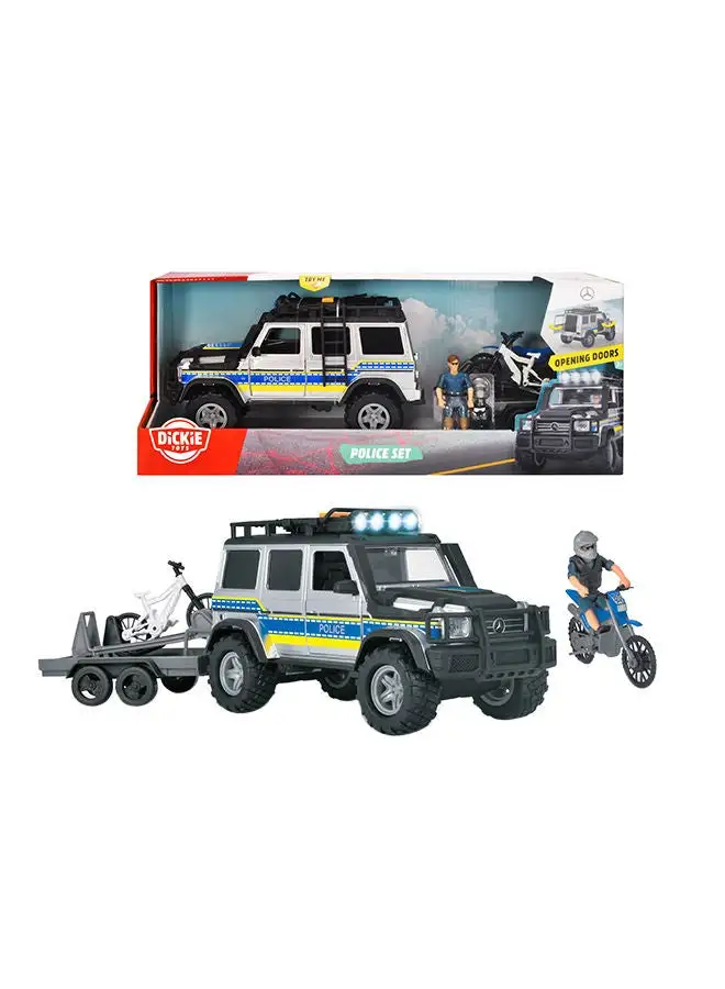 Dickie Mercedes Police Set