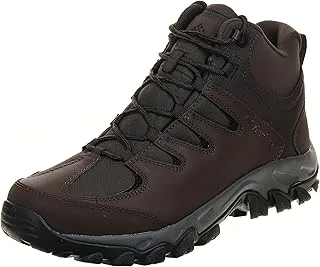 Columbia Men's Buxton Peak Mid Ii Hiking Shoe, Cordovan/Black, 40.5 EU