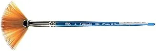 Winsor & Newton Series 888 Size 6 Cotman Short Handle Fan Brush, Transparent, 5388006