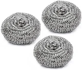 Royalford Royalbright Heavy Duty Scourer RF10635 Steel Wool Scrubber for Dishes, Multicolor