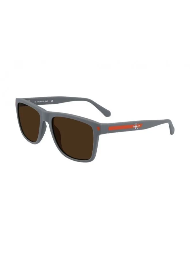 Calvin Klein Jeans Men's Fullrim Injected CP Modified Rectangle Sunglasses - Lens Size: 56 mm