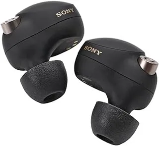 Comply Foam Ear Tips for Sony TrueWireless Earbuds - NEW Sony XM5, WF-1000XM5, WF-1000XM4, WF-1000XM3, WF-XB700, Ultimate Comfort | Unshakeable Fit | Small, 3 Pairs,Black