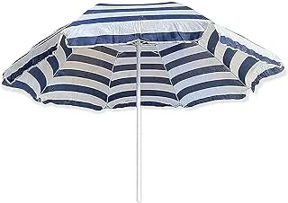 AL ARQAM Large Beach Umbrella: TNT Material, Multi-Color, Assorted Colors