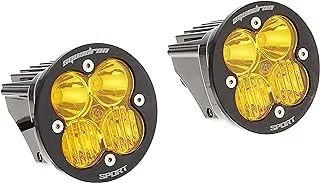 Baja Designs, 587813, LED Light, Squadron-R Sport, Black, Driving/Combo, Amber, Pair