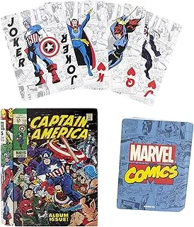 Paladone Marvel Comic Book Playing Cards, Multi-Colour