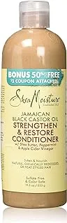 SHEA MOISTURE Jamaican Black Castor Oil Strengthen and Restore Conditioner, 19.5 Ounce