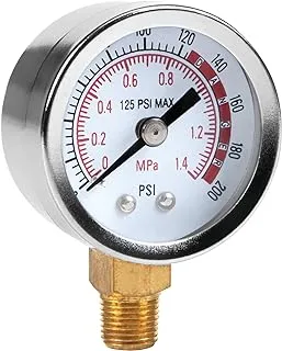 PERFORMANCE TOOL 0-200 PSI Air Gauge for Air Tank Accessory W10055