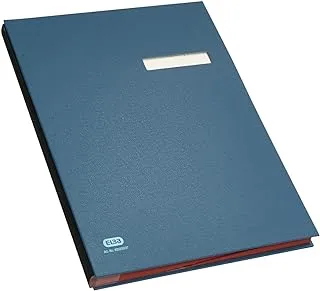 Elba 41403BL Signature Folder for DIN A4 PVC Blue