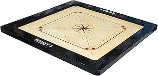 LEO.STAR Carrom Board Combo Pack, 36x36inch, Brown-Black