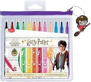 Maped Harry Potter Felt-Tip Pens - Pack of 12 - Excellent Coverage