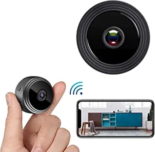 Keepinno Mini WiFi Hidden Cameras,Wireless Spy Cameras with Video Live Feed, HD 1080P Home Security Cameras, Baby Nanny Cam,Tiny Smart Cameras with Night Vision and Motion Detection.