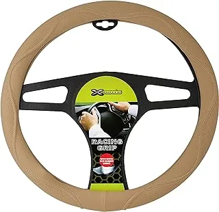 Xcessories Leather Steering Cover (Beige)