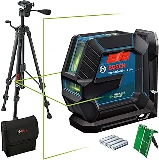 Bosch Professional Line Laser GLL 2-15 G, self-levelling range, Green line laser | Model: 0601063W01 with 1 year warranty