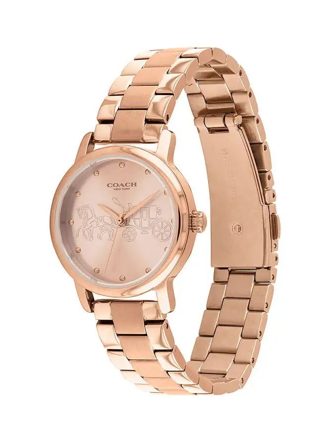 COACH Women's Grand  Rose Gold Dial Watch - 14502977