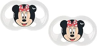 2 Silicone Pacifiers SOFT TOUCH FRIENDS +6m Minnie