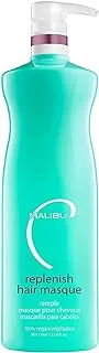 Malibu C Replenish Hair Masque Professional Hair Mask for Hair Treatment 33.8Oz