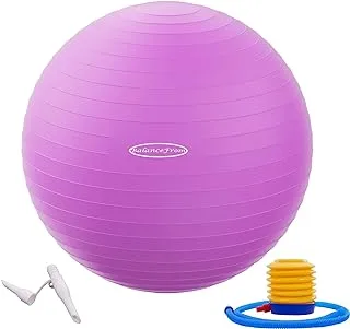 BalanceFrom Anti-Burst and Slip Resistant Exercise Ball Yoga Ball Fitness Ball Birthing Ball with Quick Pump, 2,000-Pound Capacity