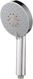 HomeyStyle High Pressure Shower Head 4.5 inch 5 Spray Setting Handheld Shower Head with Water Saving Mode - Silver