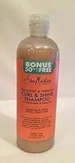 SHEA MOISTURE Coconut & Hibiscus Curl & Shine Shampoo, 19.5 Pound