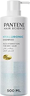 Pantene Hair Science Hyaluronic (Hyaluron) Shampoo for Rich Hydration, 500 ml