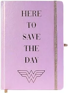 Pyramid International WONDER WOMAN - HERE TO SAVE THE DAY Pink, (A5 WIRO NOTEBOOK), SR73094, One Size