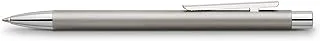 Faber-Castell 342120 - Kugelschreiber NEO Slim, Edelstahl matt