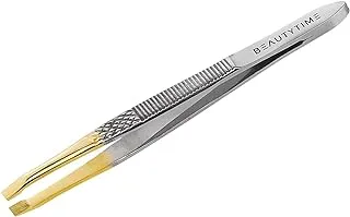 Beautytime Flat Tweezers Gold, Bt125