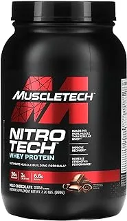 Muscletech Performance Nitro Tech بنكهة الشوكولاتة ، 2 رطل